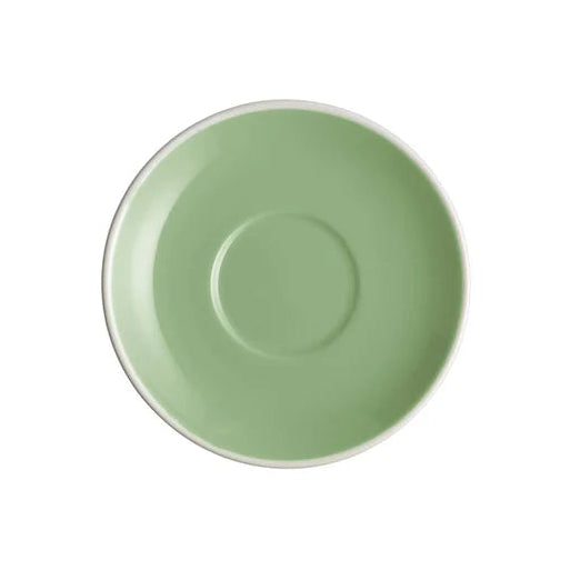 120mm sage saucer on white background