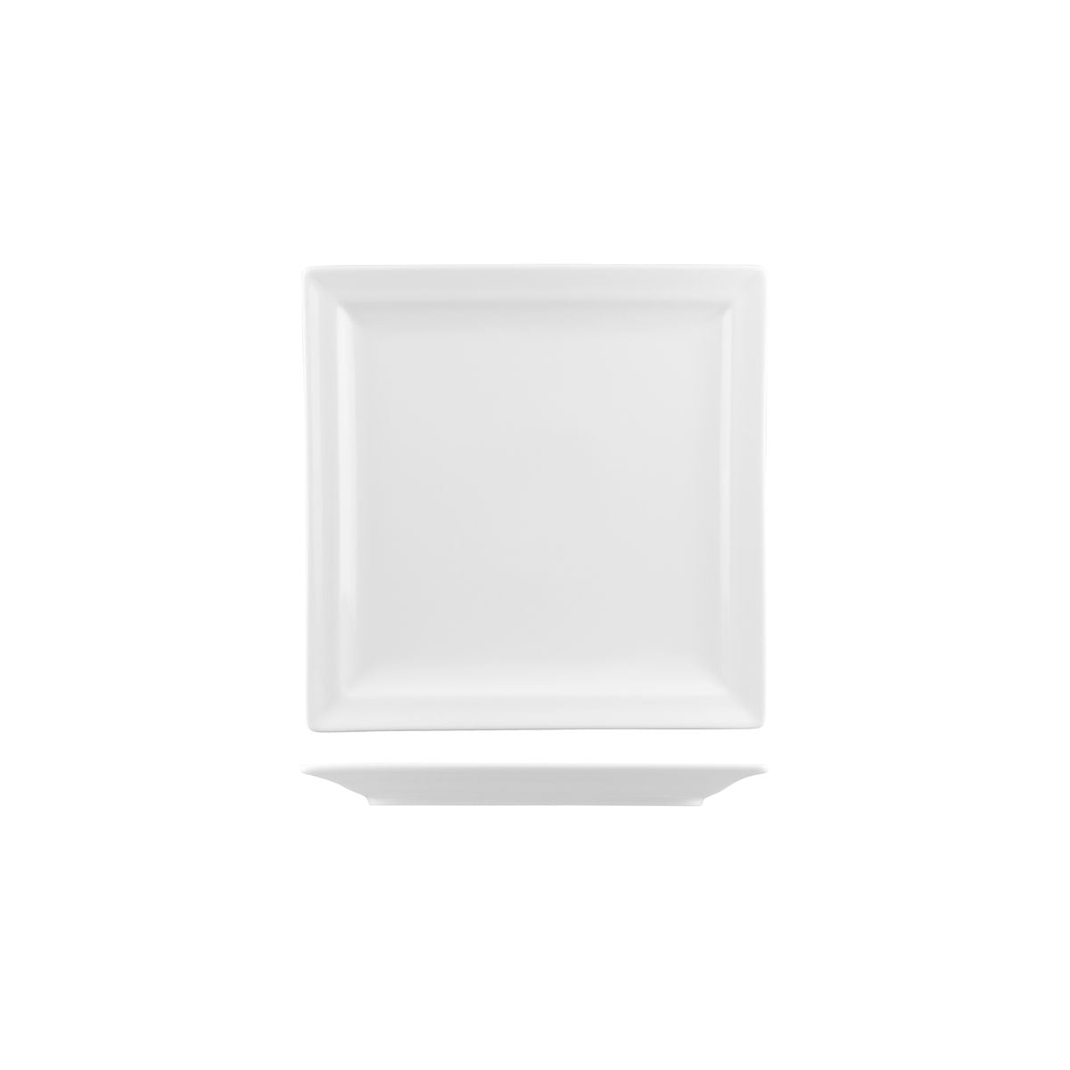 Classic Gourmet Square Plate 240mm: Pack of 12