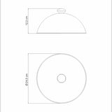 Professional Stainless Steel Cloche - 245mm