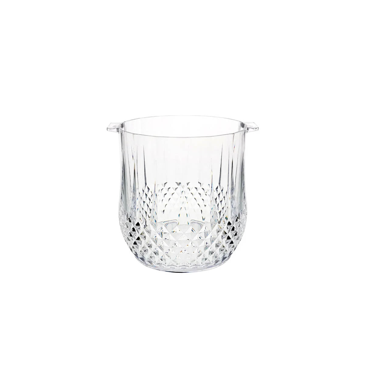 Unbreakable Cut Crystal Ice Bucket, Polycarbonate - 5.2Lt