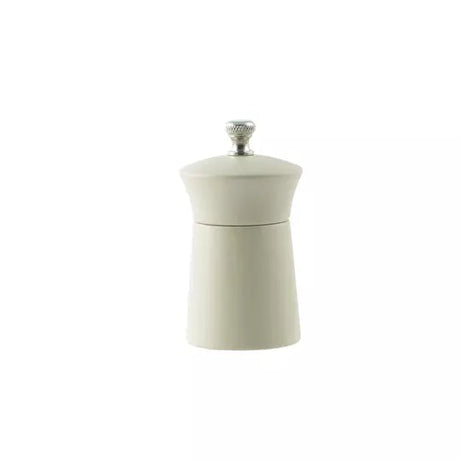 Moss coloured shaker on white background