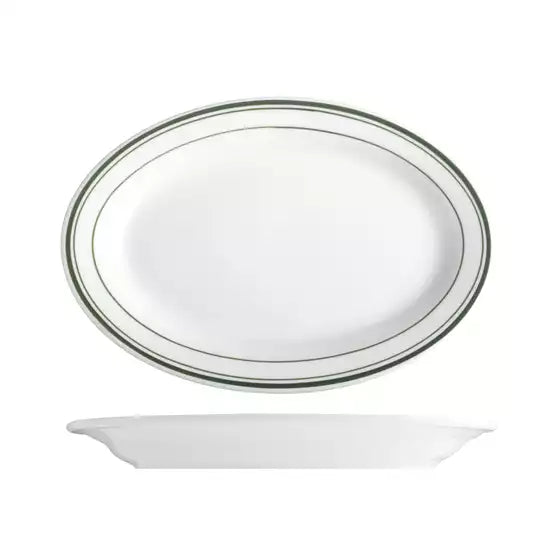 Green Bay Oval Plate 264x187mm