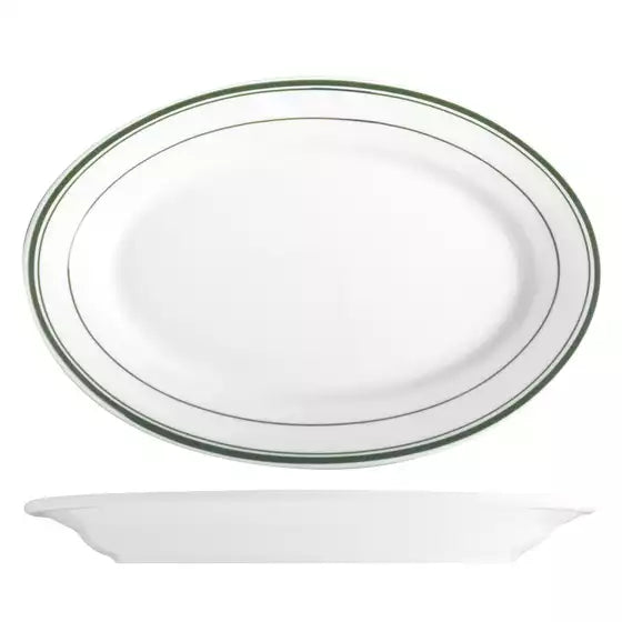Green_Bay_Oval_Plate_342x228mm, by Tuxton