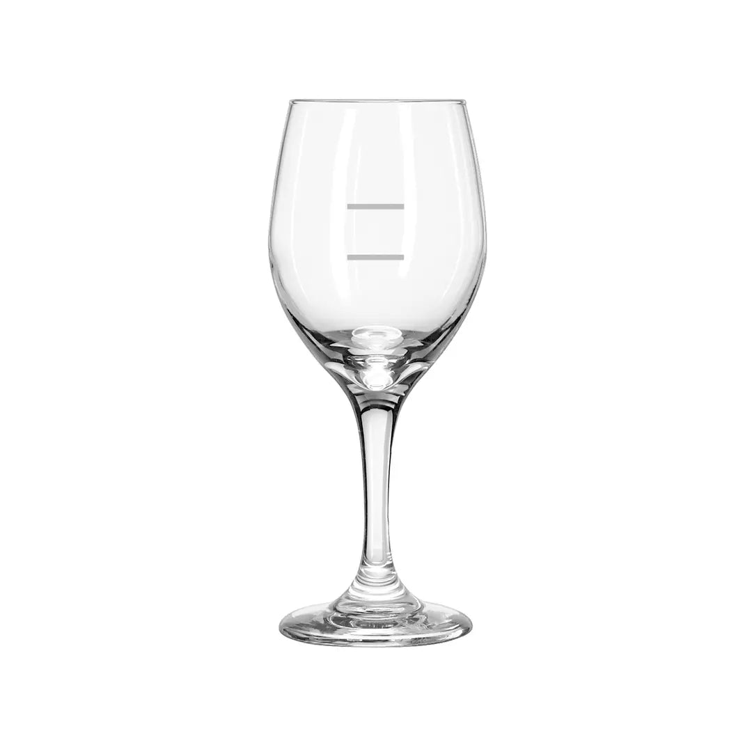 Perception Tall Goblet With Double Pour Line @ 150 and 250ml- 414 ml: Pack of 12