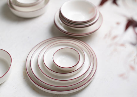 Round Bowl - 170mm - Modest Maroon: Pack of 6