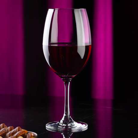 Nile Red Wine 620Ml Crown Crystal- Pack of 24