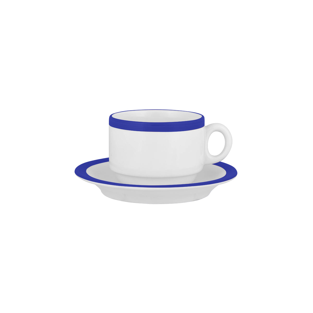 Stocked Studio Stack Tea Cup 220ml Leschenaultia Dark Blue