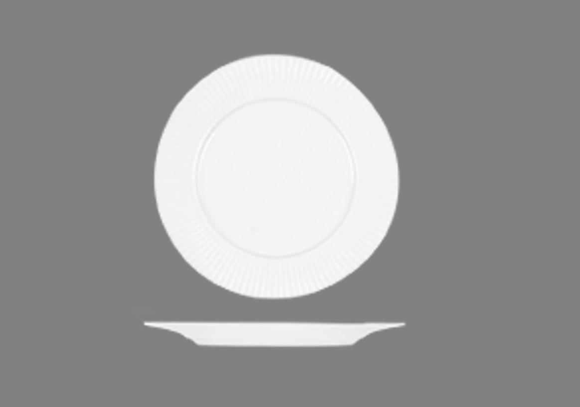 Spectra Round Flat Wide Rim Plate - 160mm: Pack of 24