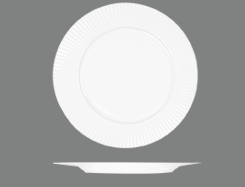 Spectra Round Flat Wide Rim Plate - 290mm: Pack of 12