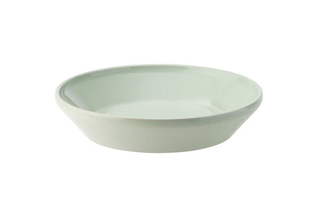 Mid size mint coloured bowl on white background