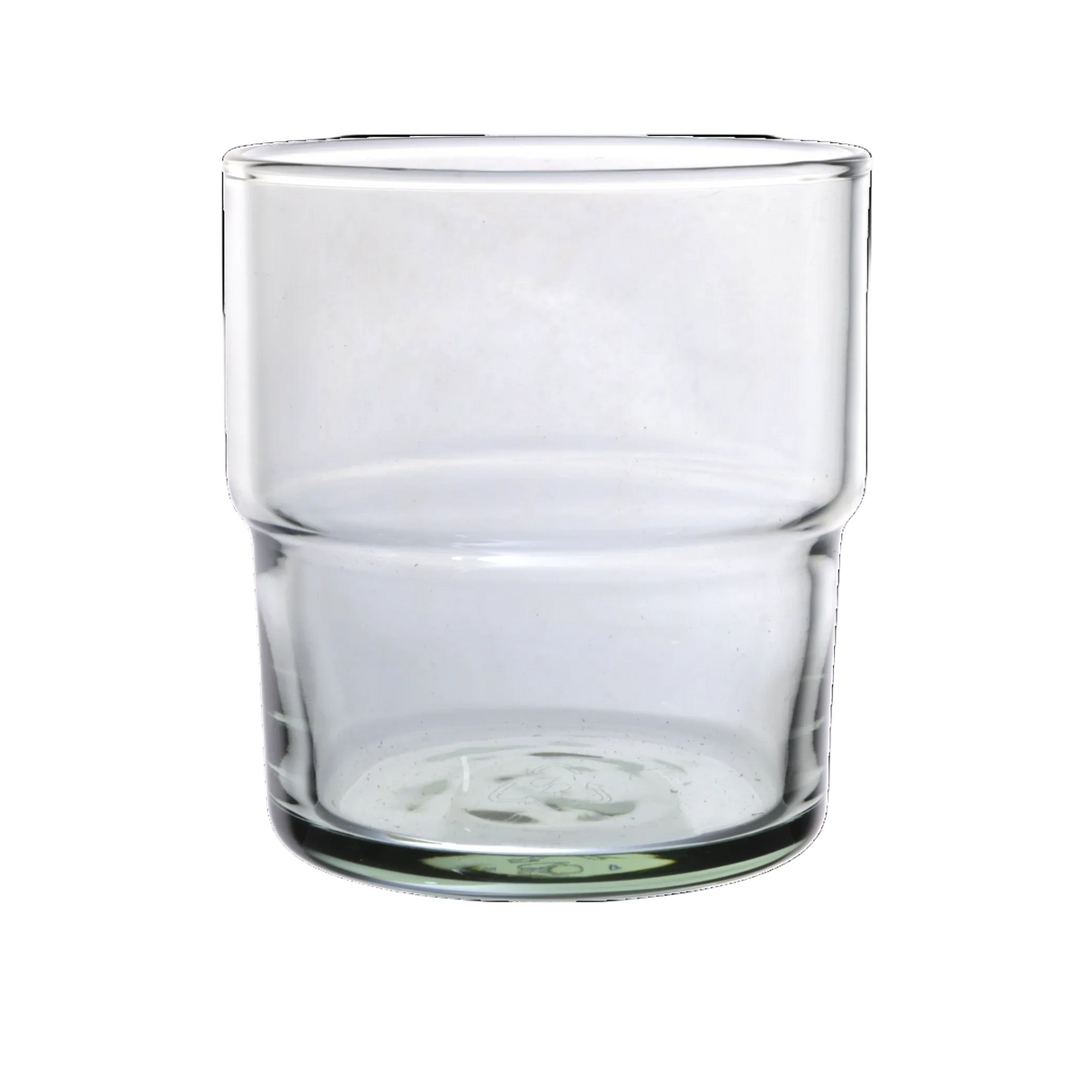 A clear, stackable, round glass, by Pasabahce Aware Hill 300ml Old Fashioned glass.