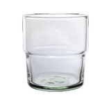 A clear, stackable, round glass, by Pasabahce Aware Hill 300ml Old Fashioned glass.