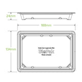 Medium sushi tray - natural - Carton of 600 units