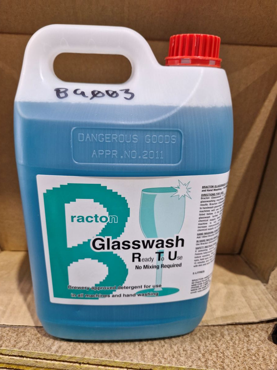 Glass Wash Detergent Ready to Use (Green label) - 5L