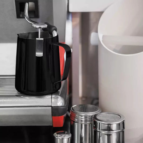 Milk Jug, Stainless Steel, 400ml, Black