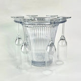 Unbreakable Bamboo Champagne Bucket 3.8L, with 6 x 145ml, Flutes, Polycarbonate