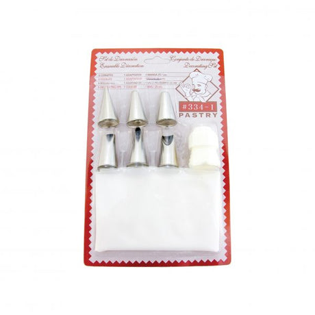 Cake Decorating Set from De Buyer. made out of Stainless Steel and sold in boxes of 1. Hospitality quality at wholesale price with The Flying Fork! 