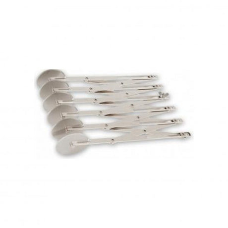 5 Wheel Dough Divider from Chef Inox. made out of Stainless Steel 18/10 and sold in boxes of 1. Hospitality quality at wholesale price with The Flying Fork! 