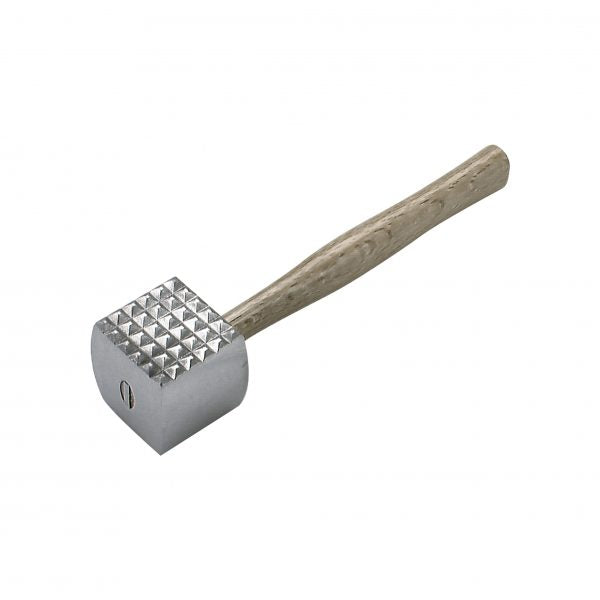 Meat Hammer With Wood Handle - Cast Aluminium from Chef Inox. made out of Aluminium and sold in boxes of 1. Hospitality quality at wholesale price with The Flying Fork! 