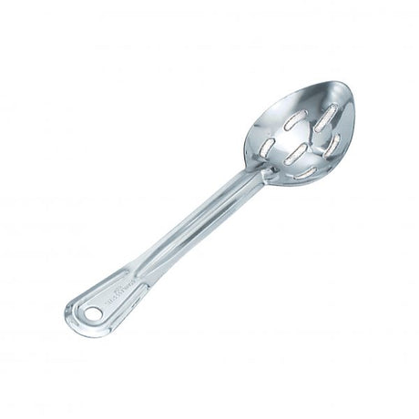 Slotted Basting Spoon - 330nmm from Chef Inox. Slotted, made out of Stainless Steel and sold in boxes of 12. Hospitality quality at wholesale price with The Flying Fork! 