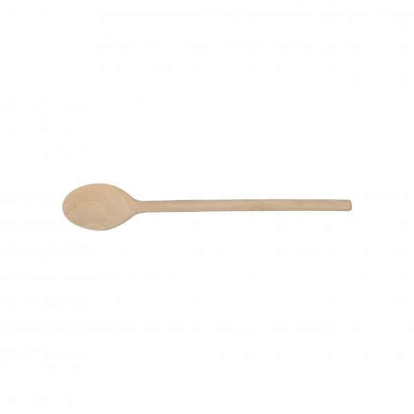 Wood Spoon - 250mm, Beechwood from Chef Inox. made out of Wood and sold in boxes of 10. Hospitality quality at wholesale price with The Flying Fork! 
