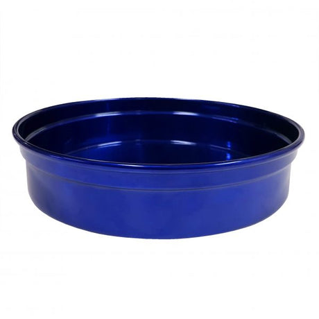 Round Bar Tray - 240x50mm, Blue Aluminum from Chef Inox. made out of Anodised Aluminum and sold in boxes of 1. Hospitality quality at wholesale price with The Flying Fork! 