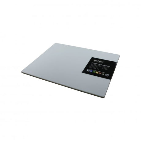 Polypropylene Cutting Board - 450x610x12mm, White from Chef Inox. made out of Polypropylene and sold in boxes of 6. Hospitality quality at wholesale price with The Flying Fork! 