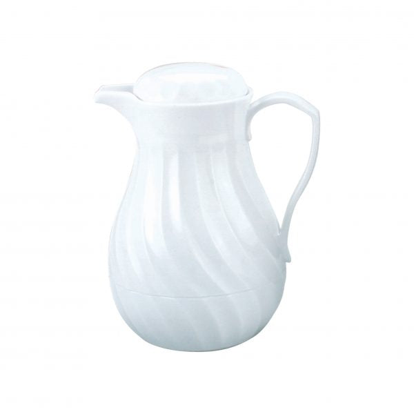 Insulated Jug - 1.2lt, Connoisserve, White from Kinox. made out of Polyurethane and sold in boxes of 1. Hospitality quality at wholesale price with The Flying Fork! 