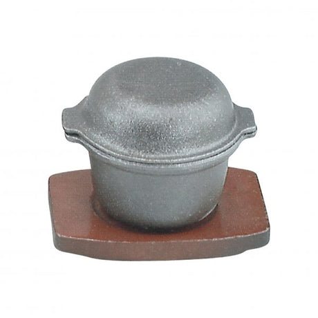 Cast Iron Garlic Prawn Pot from Chef Inox. made out of Cast iron and sold in boxes of 1. Hospitality quality at wholesale price with The Flying Fork! 