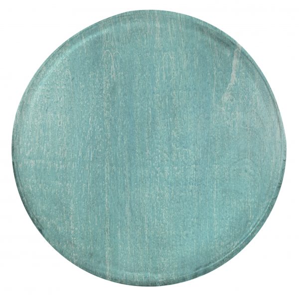 Round Serving Board - 300x15mm, Mangowood, Aqua from Chef Inox. made out of Mangowood and sold in boxes of 1. Hospitality quality at wholesale price with The Flying Fork! 