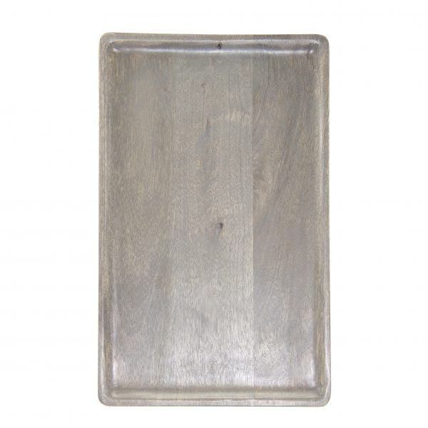 Rectangle Serving Board - 360x180x15mm, Mangowood, Grey from Chef Inox. made out of Mangowood and sold in boxes of 1. Hospitality quality at wholesale price with The Flying Fork! 