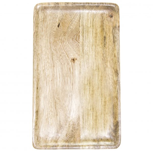 Serving Board - 430x250x15mm, Mangowood, Natural from Chef Inox. made out of Mangowood and sold in boxes of 1. Hospitality quality at wholesale price with The Flying Fork! 