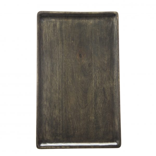 Rectangle Serving Board - 360x180x15mm, Mangowood, Dark from Chef Inox. made out of Mangowood and sold in boxes of 1. Hospitality quality at wholesale price with The Flying Fork! 