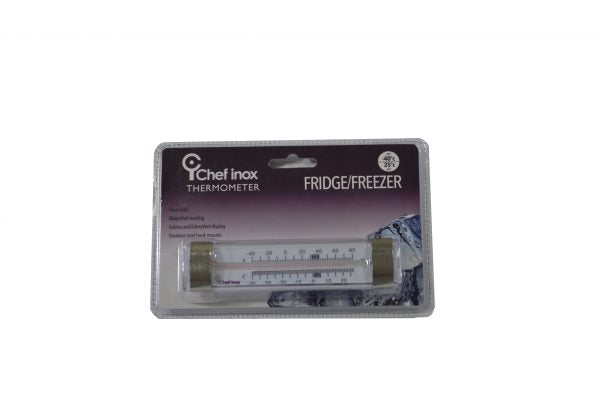 Thermometer Fridge-Freezer Glass Tube - 130x35mm from Chef Inox. made out of Stainless Steel and sold in boxes of 1. Hospitality quality at wholesale price with The Flying Fork! 
