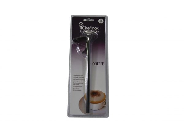 Thermometer Coffee With Clip - 32mm Dial 210mm Length from Chef Inox. made out of Stainless Steel and sold in boxes of 1. Hospitality quality at wholesale price with The Flying Fork! 