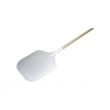 Pizza Peel With Wood Handle - 1300mm, Aluminum from Chef Inox. made out of Aluminium and sold in boxes of 1. Hospitality quality at wholesale price with The Flying Fork! 