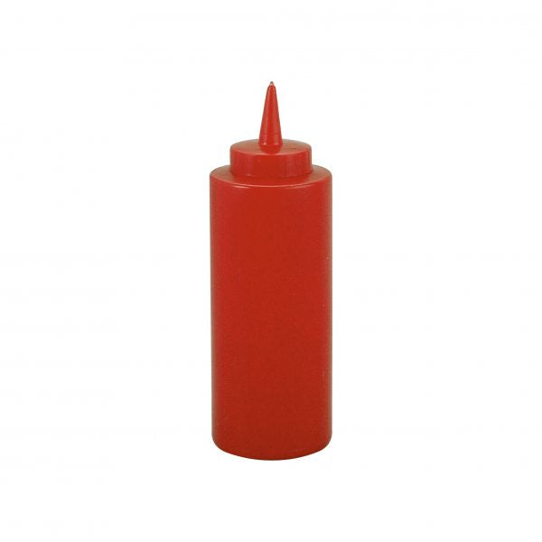 Squeeze Bottle - 340ml, Red from Chef Inox. made out of Polyethylene and sold in boxes of 12. Hospitality quality at wholesale price with The Flying Fork! 