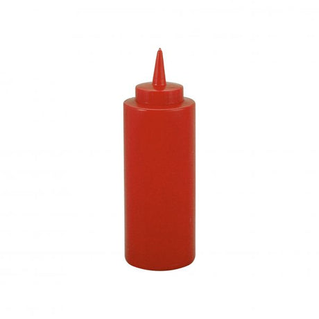 Squeeze Bottle - 340ml, Red from Chef Inox. made out of Polyethylene and sold in boxes of 12. Hospitality quality at wholesale price with The Flying Fork! 