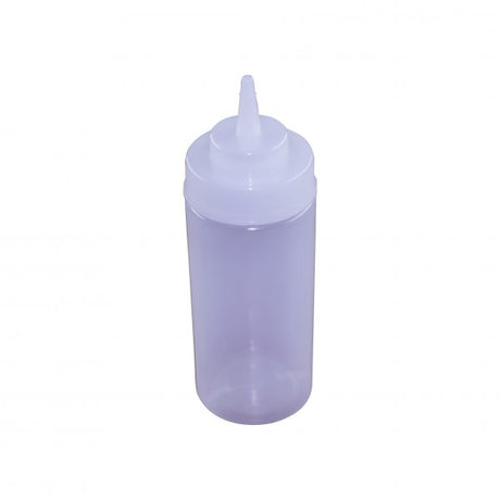 Wide Mouth Squeeze Bottle - 480ml, Clear from Chef Inox. made out of Polyethylene and sold in boxes of 12. Hospitality quality at wholesale price with The Flying Fork! 