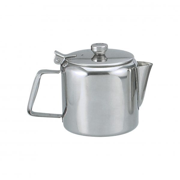 Teapot - 400ml-12Oz from tablekraft. made out of Stainless Steel and sold in boxes of 10. Hospitality quality at wholesale price with The Flying Fork! 
