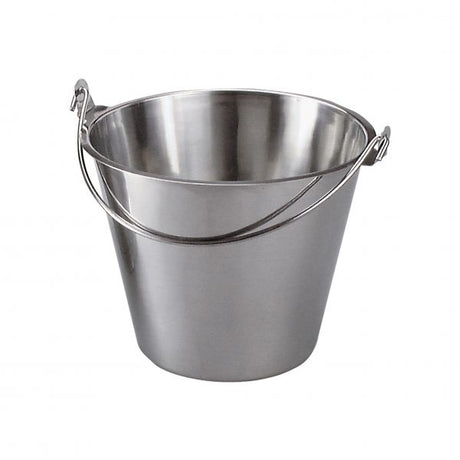 Bucket - 13.0Lt from Chef Inox. made out of Stainless Steel and sold in boxes of 1. Hospitality quality at wholesale price with The Flying Fork! 