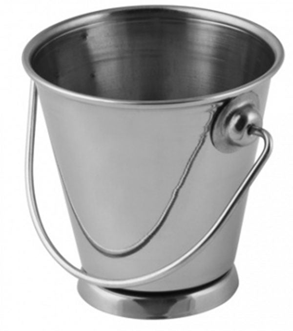 Mini Serving Pail Footed - 70x70mm from Chef Inox. made out of Stainless Steel and sold in boxes of 12. Hospitality quality at wholesale price with The Flying Fork! 