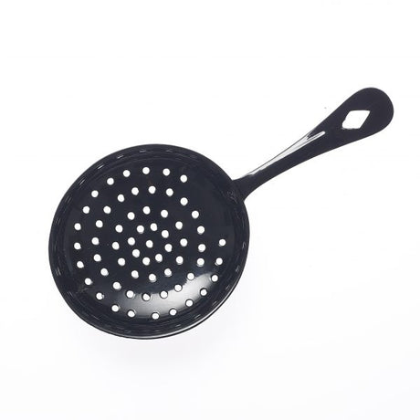 Ice Scoop-Round Julep - Perforated, Black Coated from Chef Inox. Sold in boxes of 1. Hospitality quality at wholesale price with The Flying Fork! 