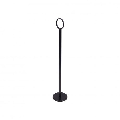 Table Number Stand - 380mm, Black from Chef Inox. made out of Steel Plated and sold in boxes of 12. Hospitality quality at wholesale price with The Flying Fork! 
