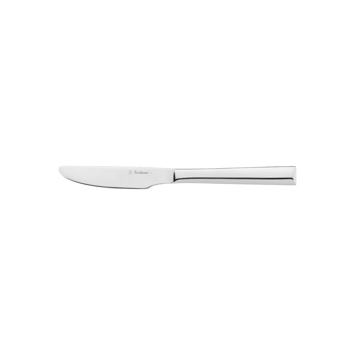 Dessert Knife - Solid Handle - Still from Fortessa. made out of Stainless Steel and sold in boxes of 12. Hospitality quality at wholesale price with The Flying Fork! 