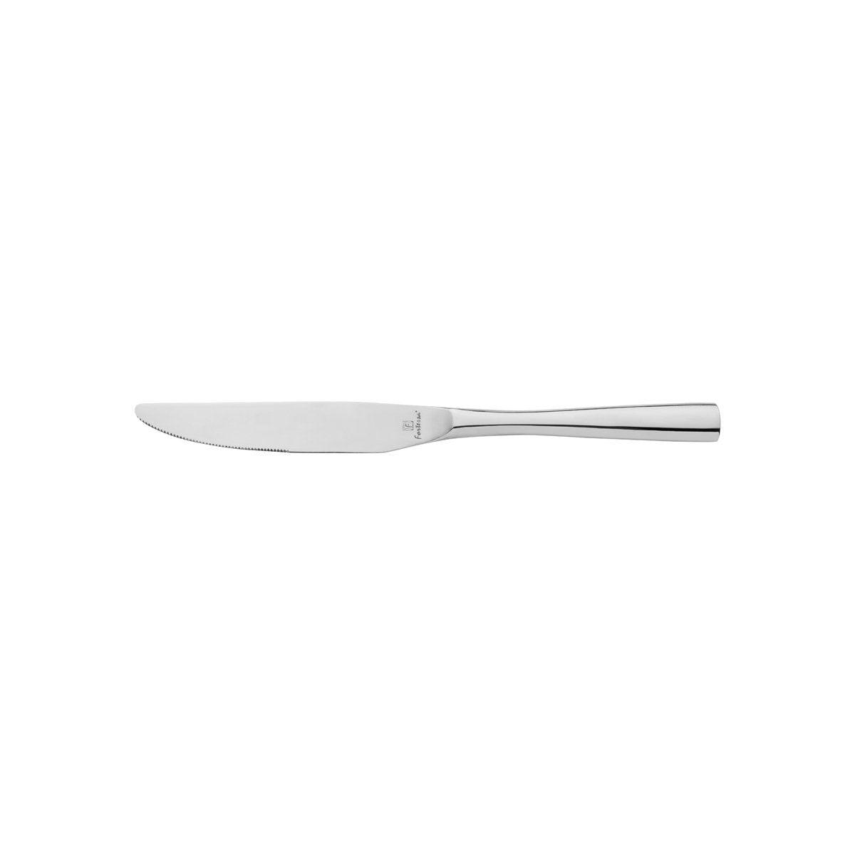Dessert Knife - Solid Handle - Lucca from Fortessa. made out of Stainless Steel and sold in boxes of 12. Hospitality quality at wholesale price with The Flying Fork! 