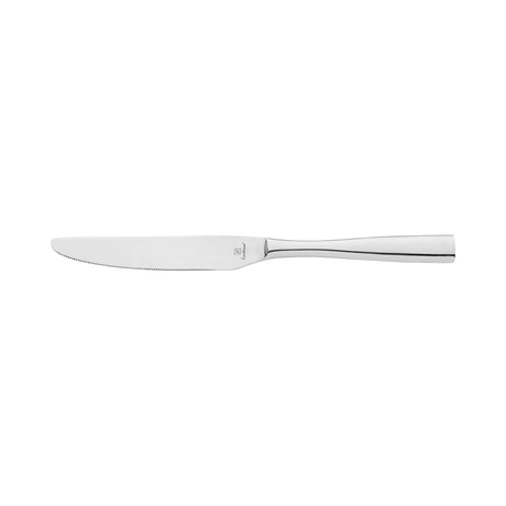 Table Knife - Solid Handle - Lucca from Fortessa. made out of Stainless Steel and sold in boxes of 12. Hospitality quality at wholesale price with The Flying Fork! 