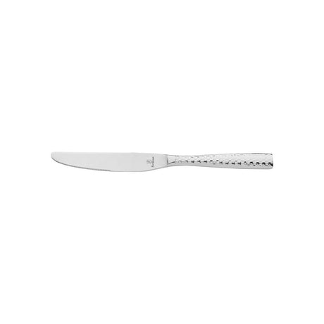 Dessert Knife - Solid Handle - Lucca Faceted from Fortessa. made out of Stainless Steel and sold in boxes of 12. Hospitality quality at wholesale price with The Flying Fork! 