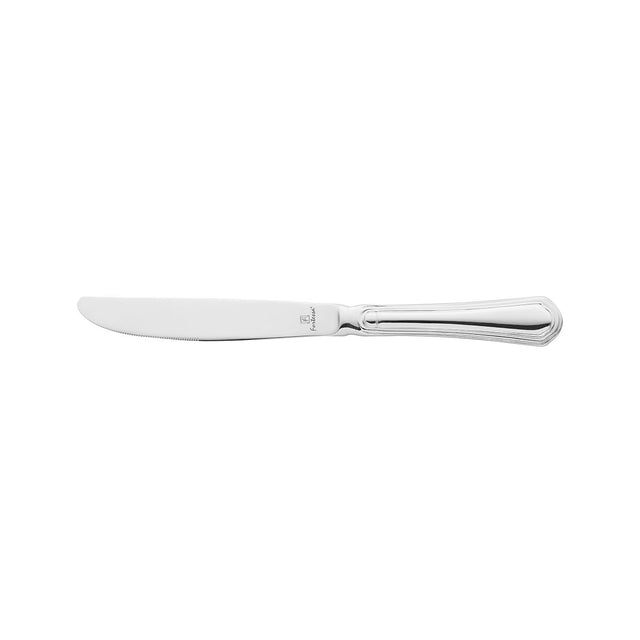 Dessert Knife - Solid Handle from Fortessa. made out of Stainless Steel and sold in boxes of 12. Hospitality quality at wholesale price with The Flying Fork! 