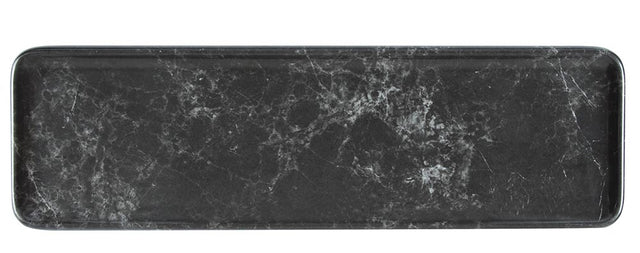 Melamine Platter - 2/4 Gn, Marble Black from Bonna. Patterned and sold in boxes of 4. Hospitality quality at wholesale price with The Flying Fork! 